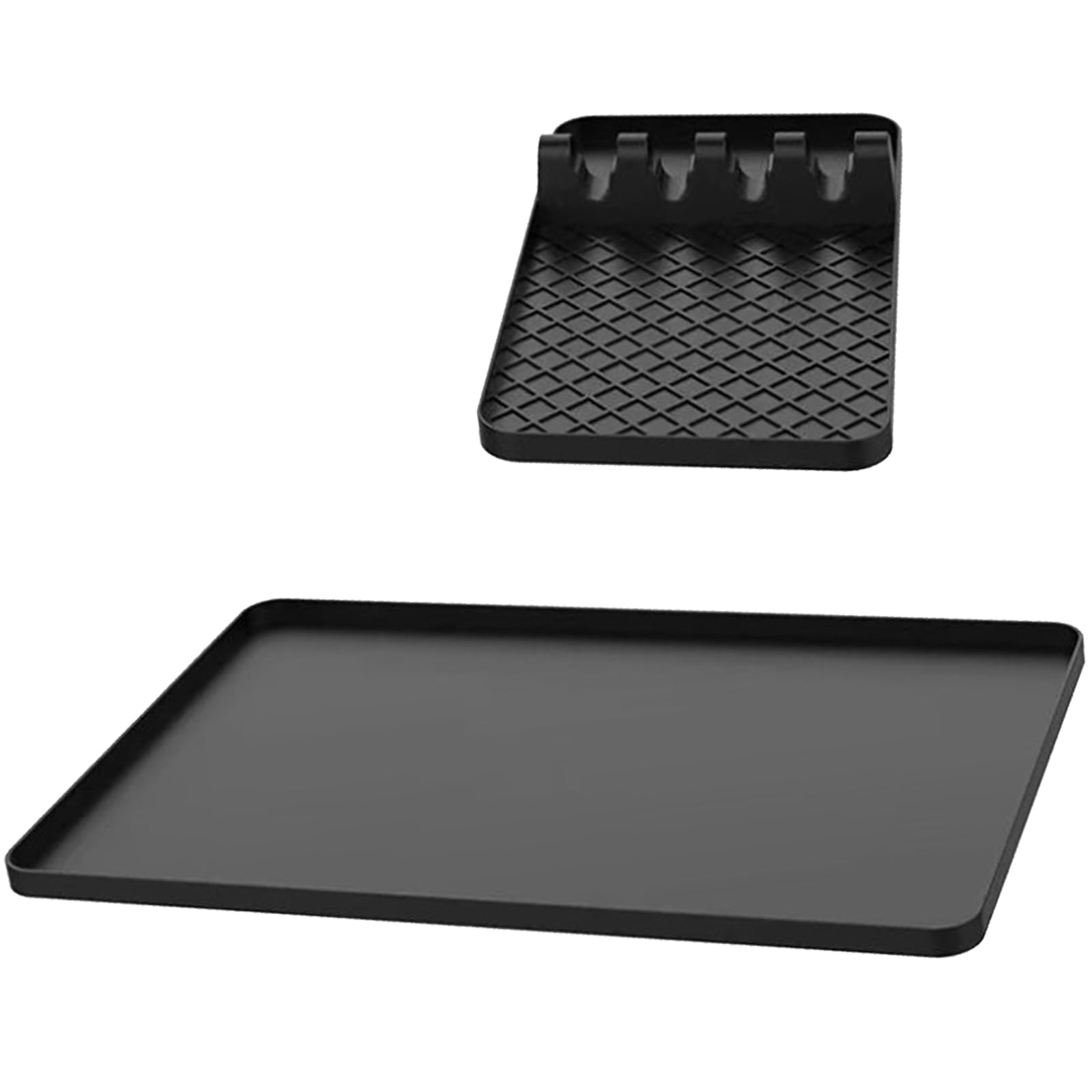 Xjdzineq Foldable Silicone Air Protector Mat for Countertops & Microwave Ovens Silicone Air Frying Machine Kitchen Countertop Draining for Kitchen Storage Heat Insulation Antislip