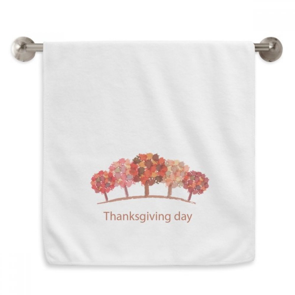 Serviette Arbre Rouge Aquarelle 13x29 résout le problème de peau sensible