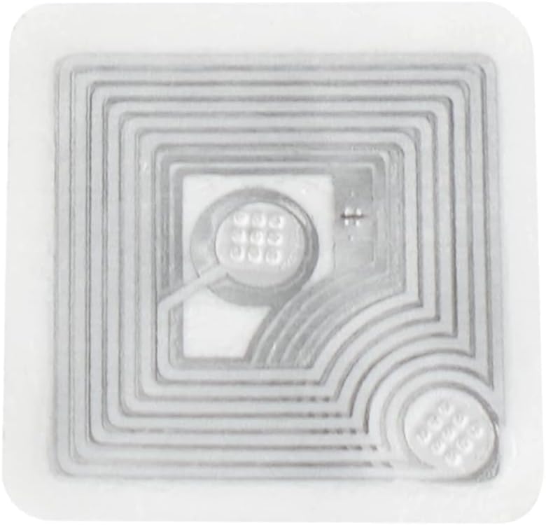 RRHFT10 13.56 MHz ISO15693 ISO18000-3 ICODE SLIX HF RFID Wet Inlay Label Tag - 18 X 18 mm, Pack of 10