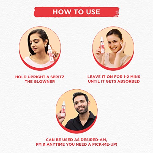 Bella Vita Organic Glowner Face Toner, Alcohol free, Rose Water 200ml Pore Minimizing Tightening Natural Toner Spray for Glowing Skin - All Skin Types - Image 6