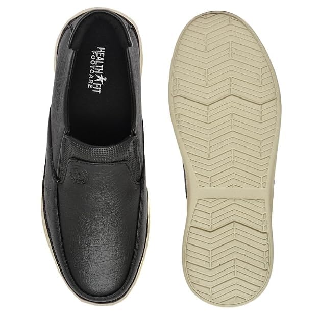 Image of HEALTH FIT Super Comfortable & Breathable Soft Sole Ultra-Lightweight Shoes Everyday Stylish & Durable Classic Design Shoe for Men's 1732