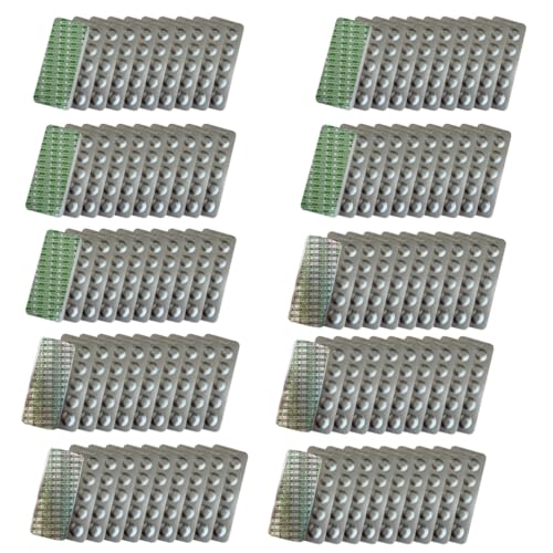 ALPHFA Rapid Pastilles de test pour testeur d'agitation, pH phénol rouge, chlore libre DPD1, testeur d'eau de piscine, durée de conservation 10 ans (1000)