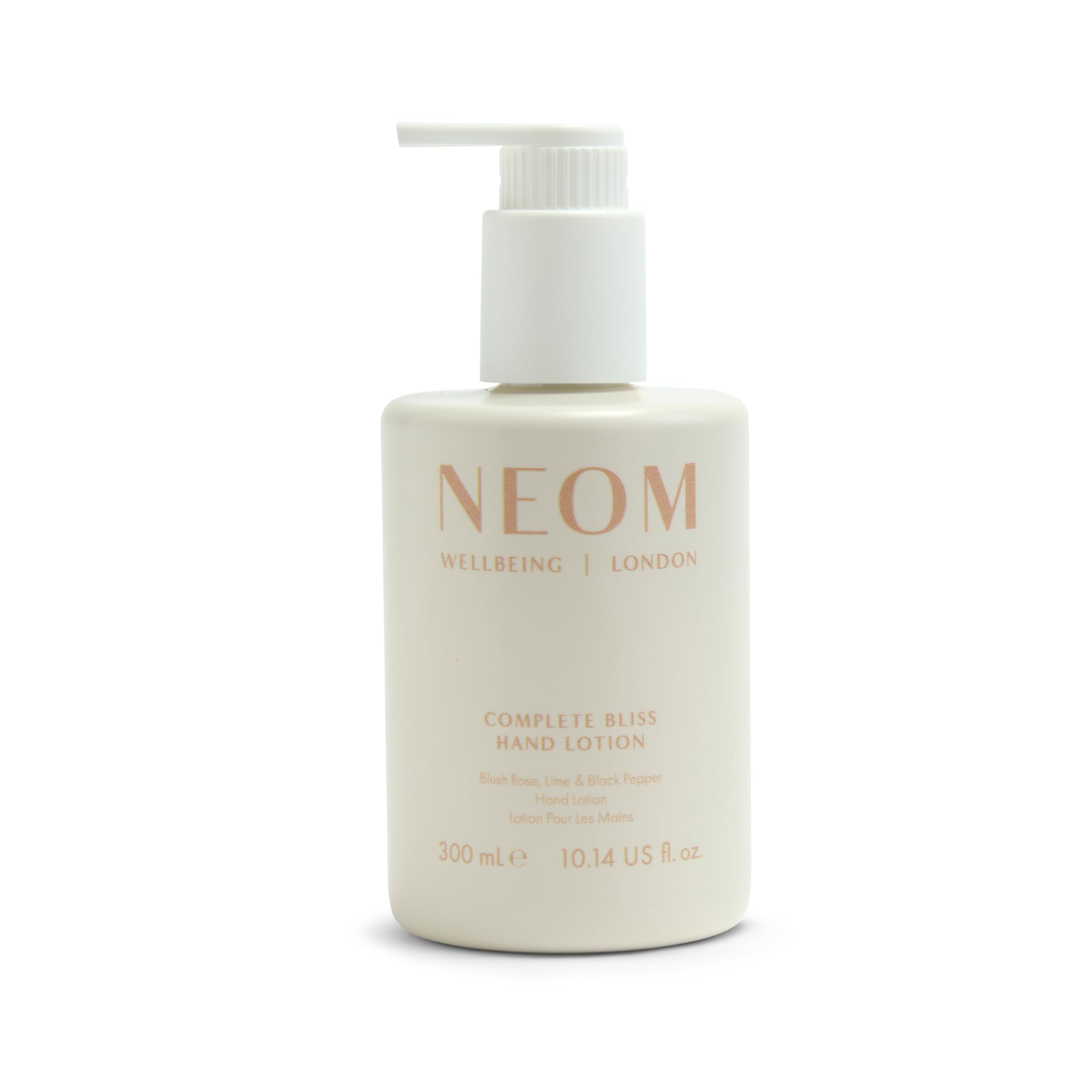 NEOM Handlotion (300 ml, Complete Bliss) | Rose, Limette und schwarzer Pfeffer