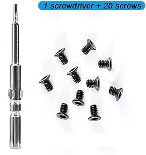 20 Screws and 1 Screwdriver for RFID Minimalist Aluminum Metal Slim Wallet