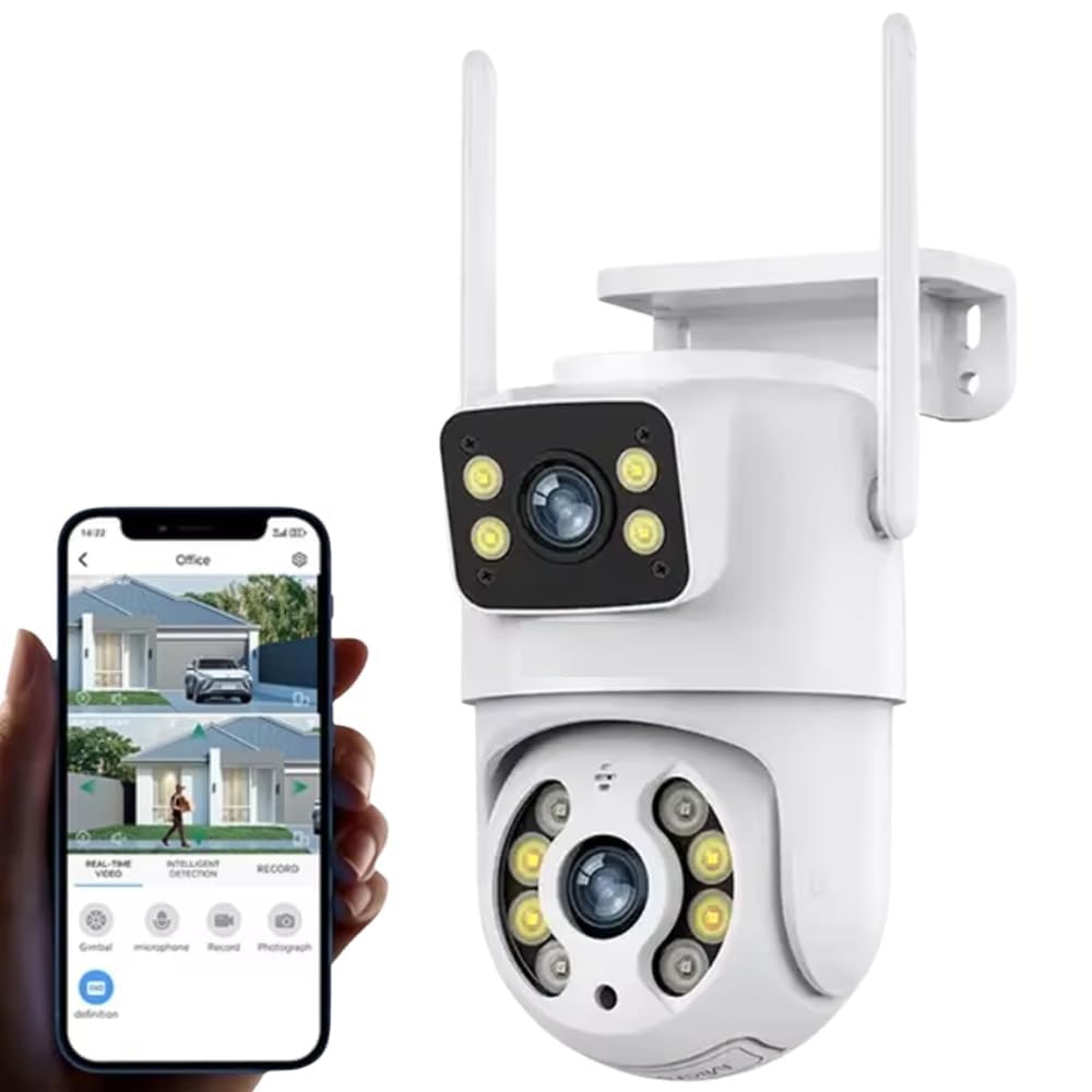 MAYUMI 2-Way Audio | Multi-User View | 128GB SD Card Support | Waterproof | 5MP+5MP Dual Lens WiFi Outdoor CCTV Camera | Full HD | Color Night Vision | Human Detection-image-4