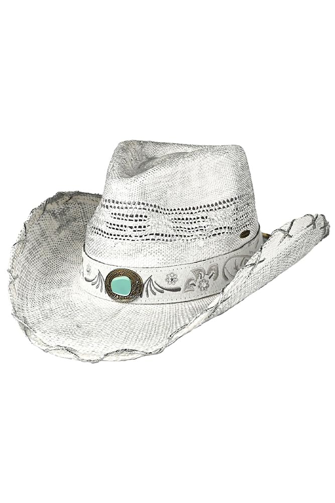 ScarvesMe Unisex Metallic X Stitches Ventead Cowboy Hat