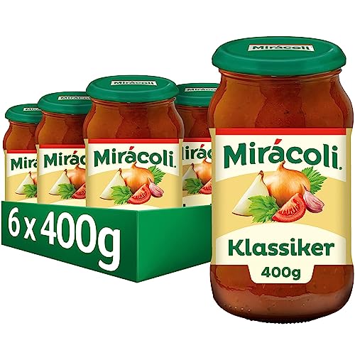 MIRÁCOLI Pasta Sauce Klassiker 6 Gläser (6 x 400g)