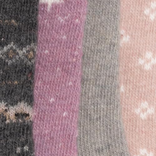 Image of MUK LUKS Women's Holiday 4 Pair Pack Socks