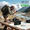 NP-BX1 Camera Battery (2 Pack) and 2-Channel USB Charger for Sony NP-BX1/M8, ZV-1, ZV-1F, ZV-1 II, Cyber-Shot DSC-HX80, HX90V, HX95, HX99, HX350, RX1, RX1R II, RX100 (II/III/IV/V/VA/VI/VII), AS300