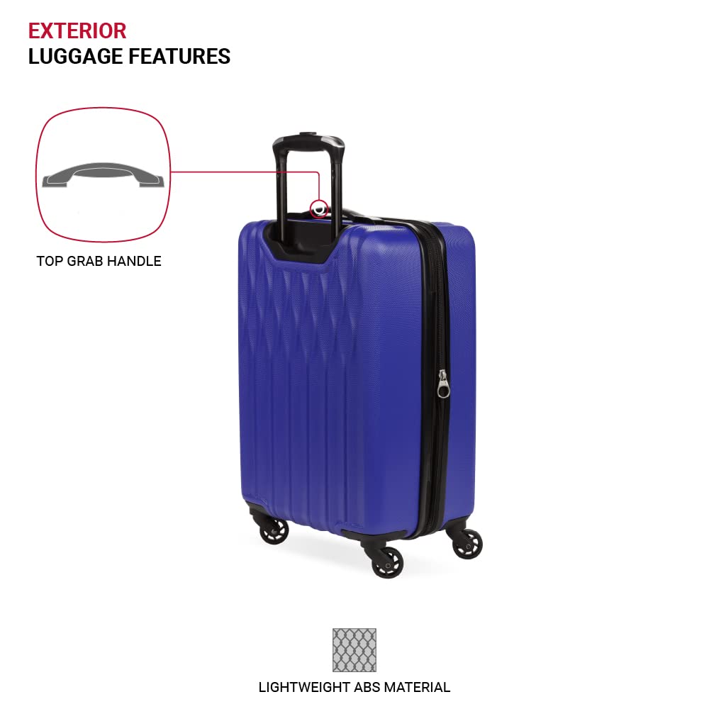 SwissGear 8018 Expandable Luggage, Hard Shell Carry-On | B2B