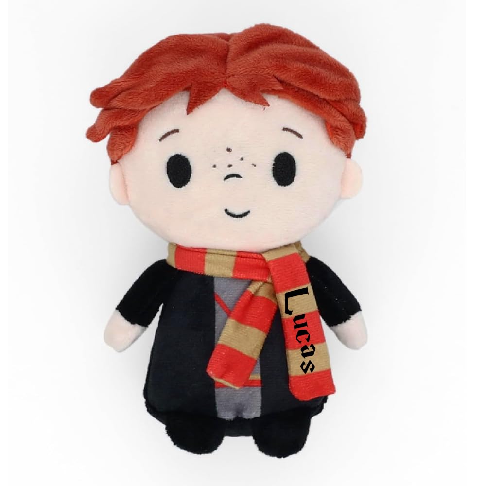Harry Potter Beanbag - Ron Weasley Plush Stuffed Beanbag- Officially Licensed - Hogwarts Student Keepsake with Custom Name