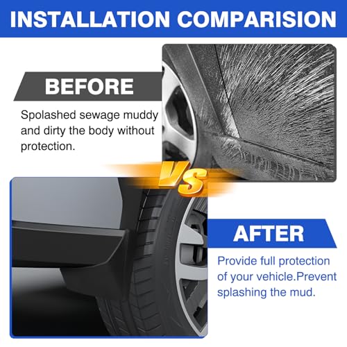 Image of Autorder Mud Flaps Splash Guards for 2025-2026 Subaru Forester Accessories Mudflap Fender Flares Front and Rear Mud Guard Set 4PCS