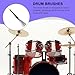 VANZACK Retractable Adjustable Stainless Steel Drum Stick Brush for Percussion Instruments Wire Drum Brush Comfortable Grip for Jazz and Drumming Styles