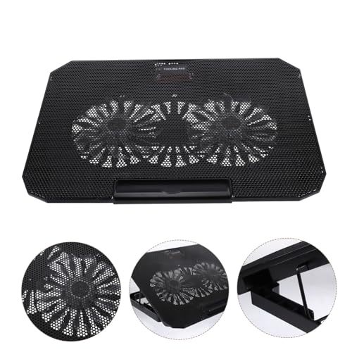 Soporte para laptop con enfriador USB negro Tofficu miniatura 5