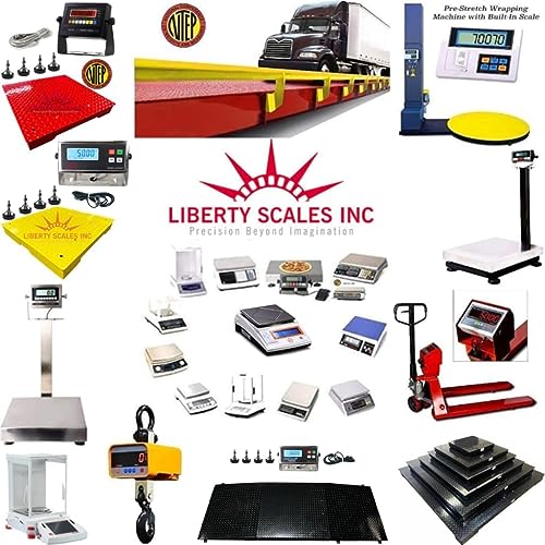 Báscula industrial Liberty LS-800-4X5 negra 48x60 pulg miniatura 4