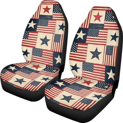Housses de siège de voiture USA pour berlines et SUV, lot de 2 protections élastiques 52x138cm