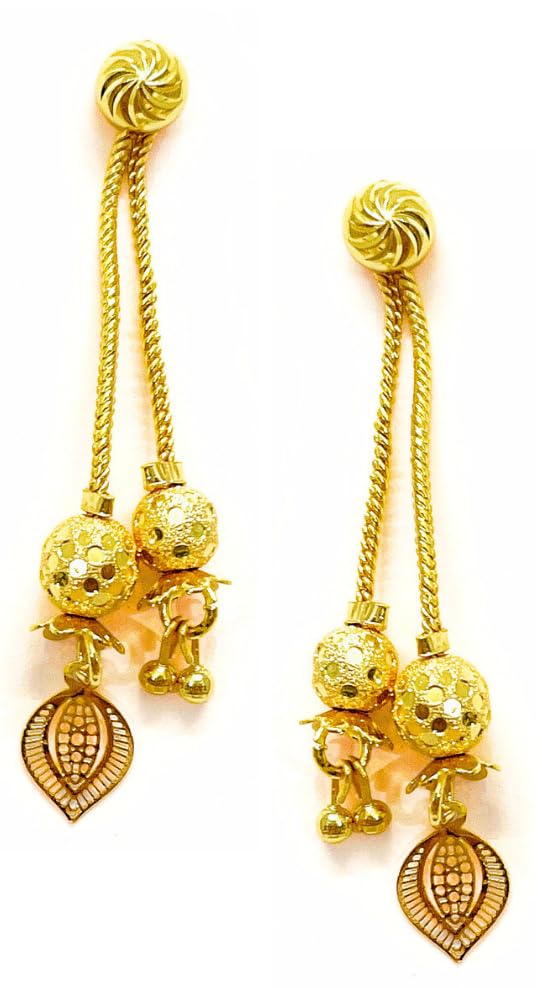SMARNN 18K Gold Plated Sui Dhaga Earrings Set for Women (B08JCTVMWT) Amazon Price History, Amazon Price Tracker