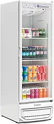 Refrigerador/Expositor Vertical GRV-57P BR Degelo Automático Porta de Vidro Duplo Temperado Iluminação em LED 570 L Gelopar 220v