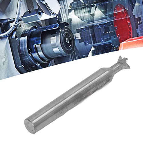 Ftvogue FTVOGUEXV0A8RQWND-11 Lathe Milling Dovetail Bit Cutter End Mill Tool 4 Flute Cutting Tool Cemented Carbide Universal Straight Shank thumb #2