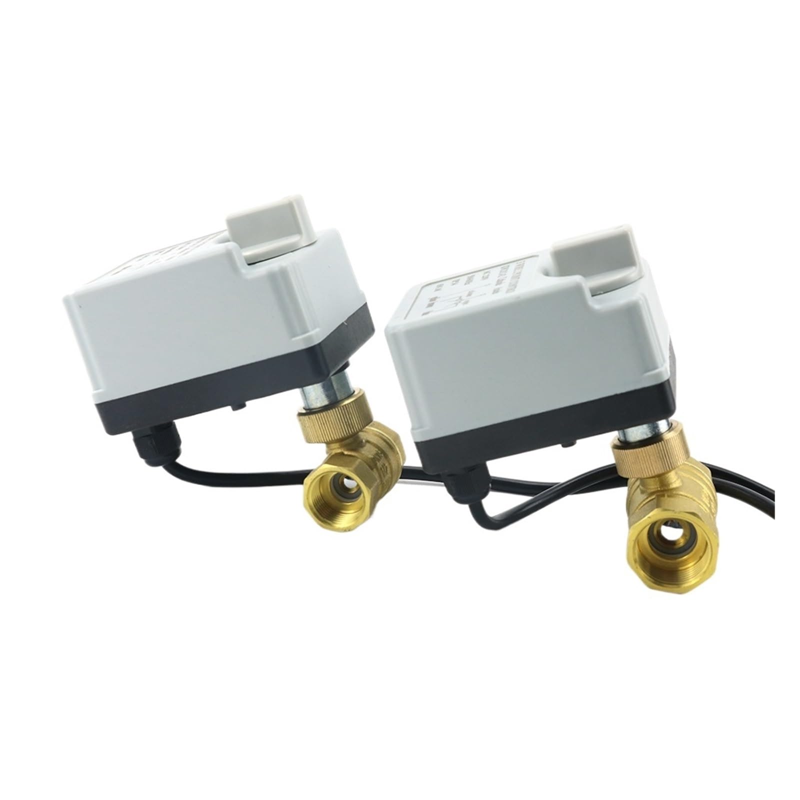 Válvula de bola de 2 vías Válvula de bola motorizada de latón de 2 vías, 1/2", 3/4" y 1", 220 V CA, con actuador eléctrico de 3 cables y dos controles, DN15, DN20, DN25 y DN32, con interruptor manual.