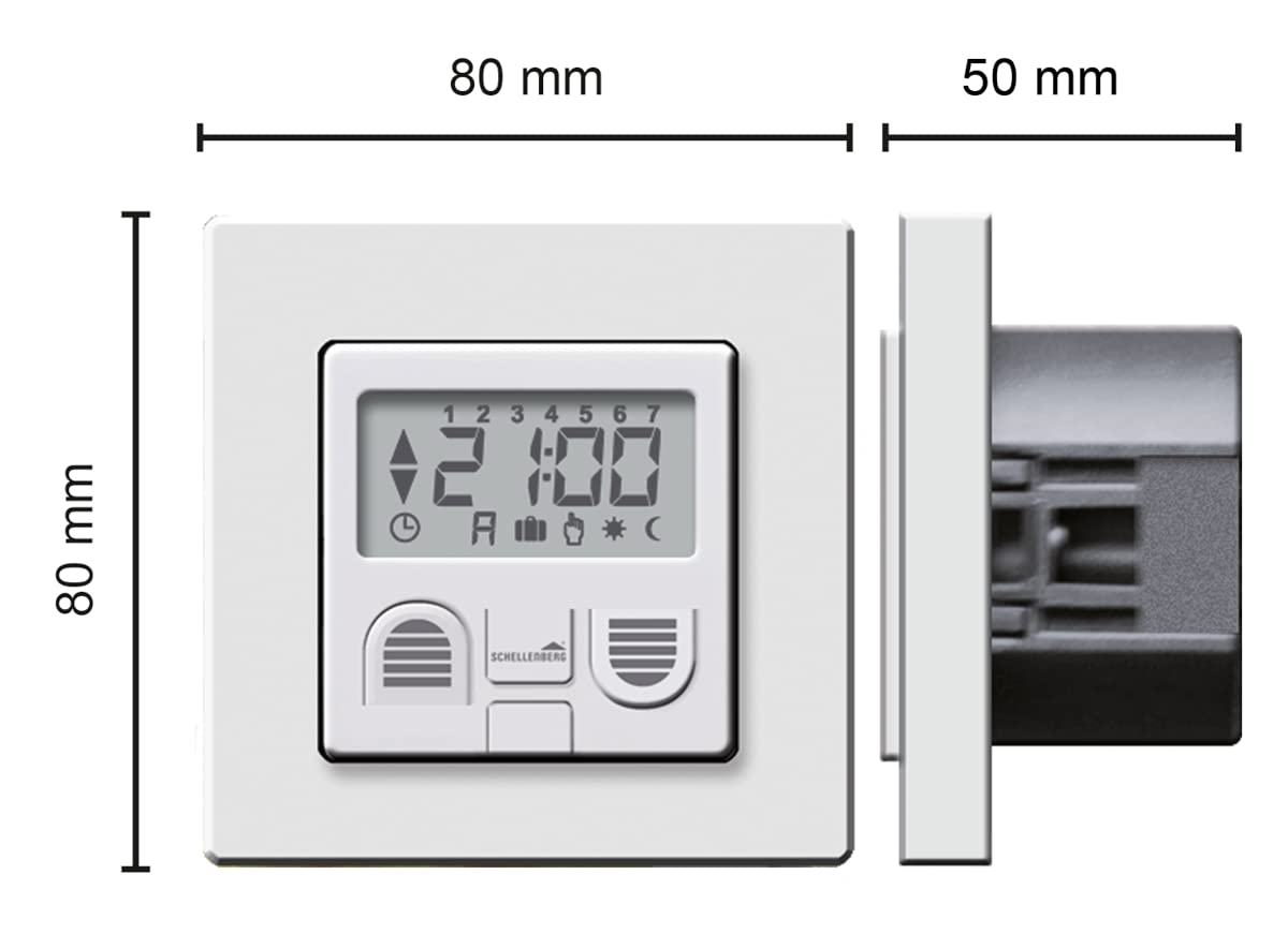 Schellenberg 25577 Temporizador PLUS con 6 programas prácticos