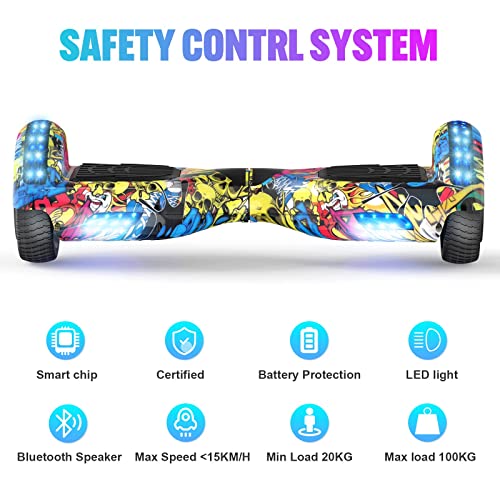 Self Balancing Scooter FUNDOT Hoverboard mit Sitz und Kart