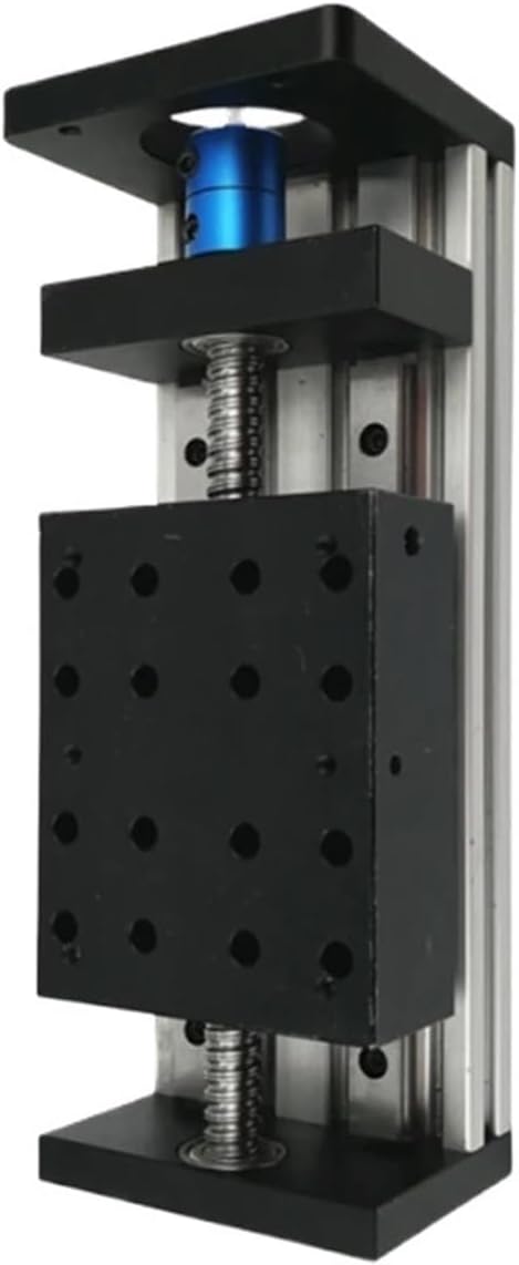 80mm Width Double Rail Sliding Table XYZ Axis CNC Ball Screw Linear Guide Table SFU 1204/1605/1610 80KG Load 4 Sliders