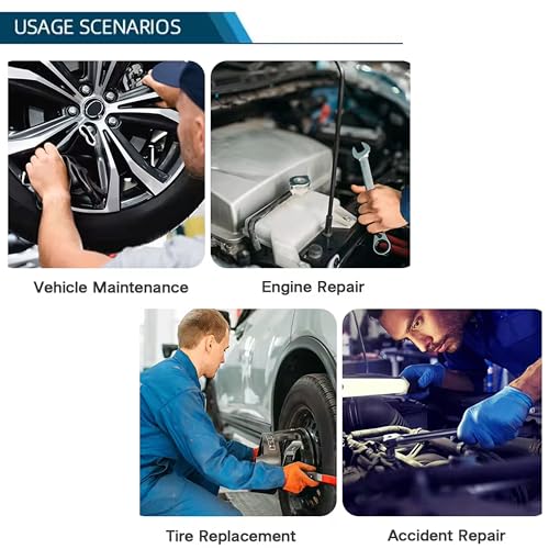 Toshionics Professional Tools Set 187 Pcs Mechanics Tool Kit with Sturdy Aluminum Trolley Wheel Case, Auto Mechanics Wrench Ratchet Socket Kit, Organizer Chest, General Household and Auto Toolkit