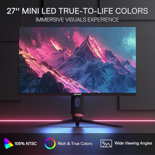 Image of Redragon 27 inch 4K Fast IPS Flat Gaming Monitor GMK914 Single Monitor Mount Stand