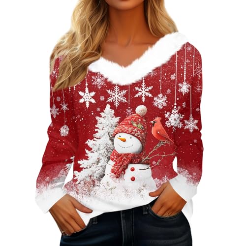 Generisch Weihnachtspulli mit Beleuchtung Silvester Leuchtet Festliche...