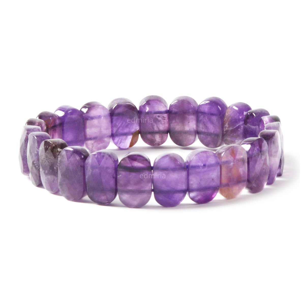 EDMIRIA Amethyst Bracelet For Students Education Memory, Concentration Reiki Healing Aura Chakra Crystal Stone | Men & Women Valentines Day (Oval) (B0CSYDQHFD) Amazon Price History, Amazon Price Tracker