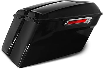 Amazon.com: ZXMOTO 6 x 9 Glossy Black Saddlebags with Latch