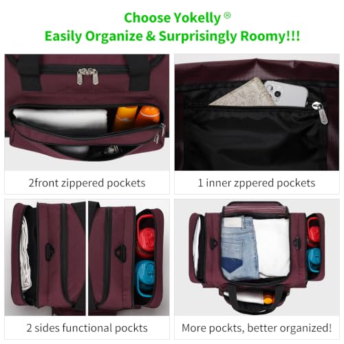 Image of 40L Gym Bag Sport Duffle Bag, Maroon