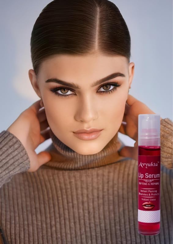 Image of Lip Serum for Soft, Hydrated & Plump Lips | Repairs Dryness, Adds Instant Shine & Nourishes Naturally | Non-Sticky Lip Care