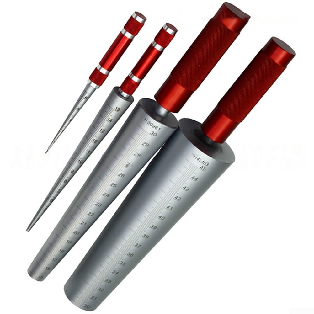 Jauge conique conique en acier inoxydable pour mesurer le diamètre intérieur 1–6,5 mm, 3–15 mm, 15–30 mm (1–6,5 mm)