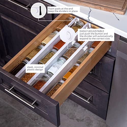 Maximize Your Kitchen Organization Drawer Dividers, Spice Racks