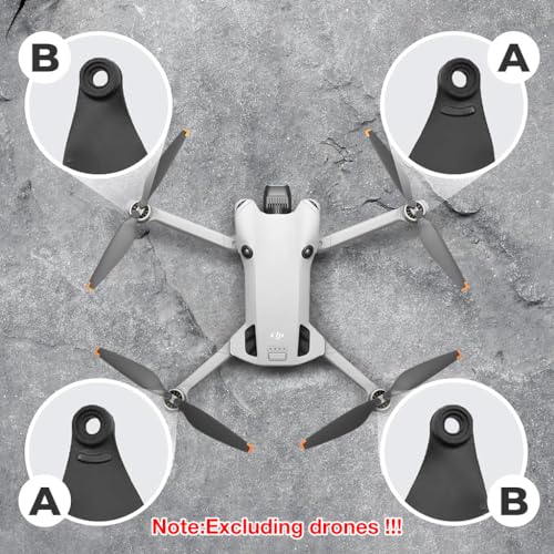 Image of ZORBES 8Pcs Mini 4 Propeller Blades Replacement for D-JI Mini 4 Pro, Ultral Lightweight Silent Flight Propeller Set with Screwdriver Screws Pack, No Drone