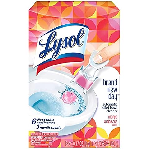 Lysol Lysol Automatic Toilet Bowl Cleaner, Click Gel, Mango & Hibiscus, 6 Count Cover
