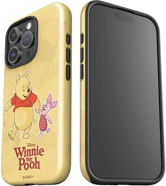 Skinit Impact Phone Case Compatible with iPhone 16 Pro Max - Officially Licensed Disney Winnie The Pooh and Piglet Design