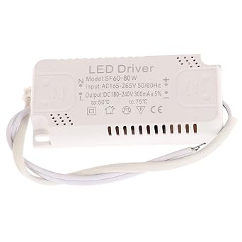 LED Driver 300mA Board 8-24W 20-36W 30-50W 36-60W 50-70W 60-80W Ceiling Lamp Power Supply Rectifier Driver Led Light Commutator60-80W