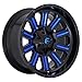 Fuel 1PC D646 20X10 6X135/5.5 GL-BLK-BTTC -19MM Custom Rim Total of 1