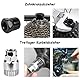 GOIEHIR Kettenpeitsche und Abzieher Set, 9 Stück Fahrrad Kettenpeitsche, Ritzelabnehmer, Cassette Lockring Tool, Kassettenabzieher, Geeignet für Kassetten-Kranz