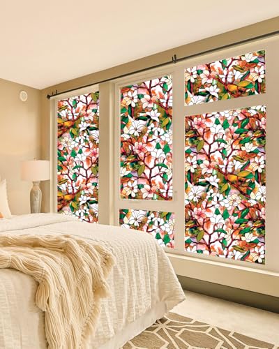 Película de privacidad para ventana de vidrio decorativa 17.5 x 157.4 pulg miniatura 6