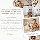 Yunioo Wickeltisch Organizer, windeltasche mit Fächern, Wickelorganizer Geschenke für Baby - Weiß Beige