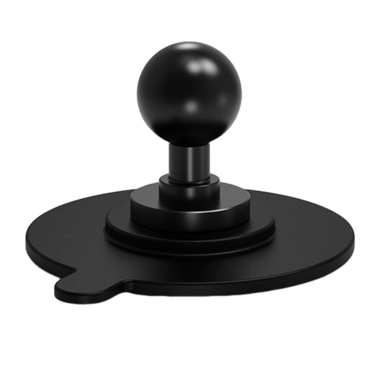 CAZSTYK Multi Surfaces Strong Adhesive Action Camera Mount 17mm Aluminum Alloy Ballhead Car Home Studio Use Black Camera Aluminum Alloy Suction Cup Holder