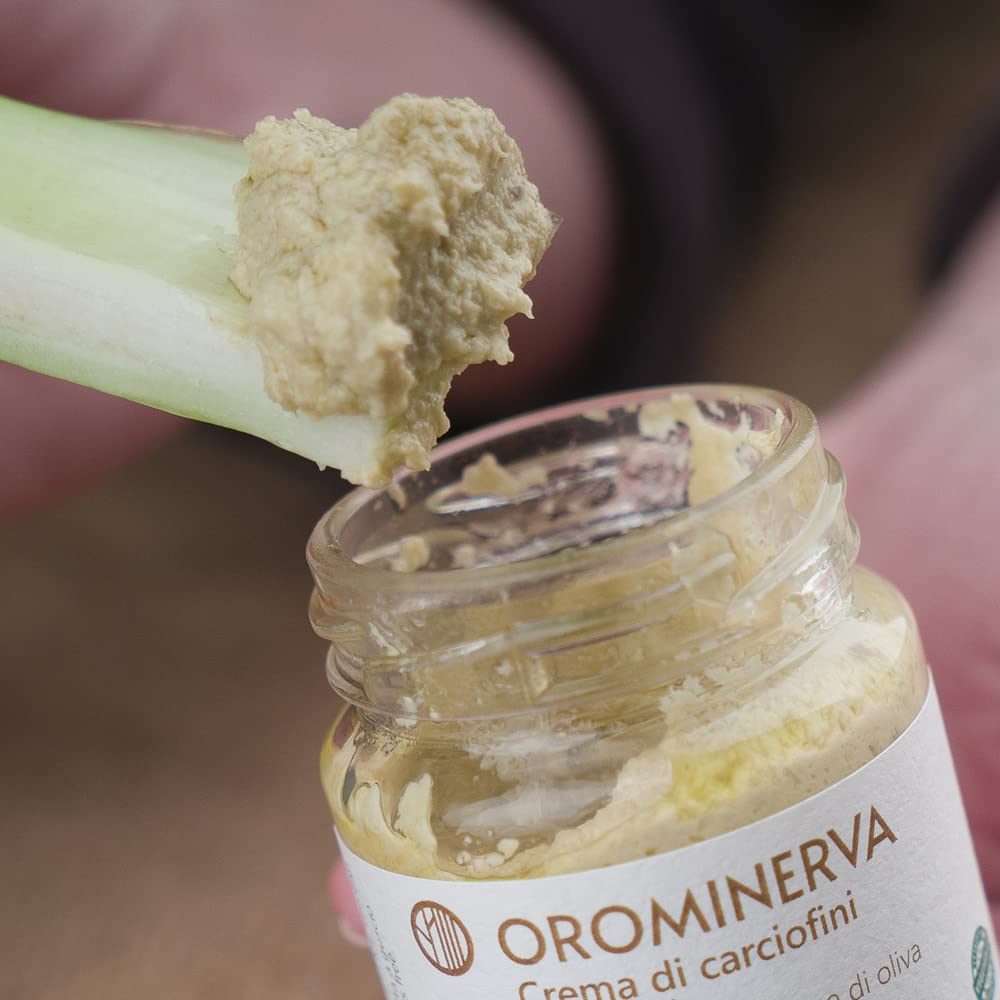 OROMINERVA - 4 vasetti di Crema di carciofini spalmabile