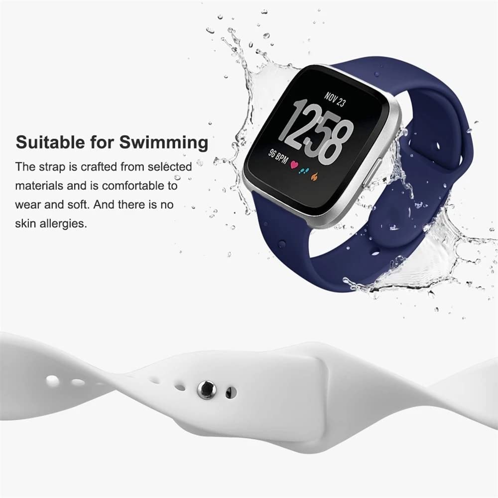 Silikon Armband Für Fitbit Versa 2 – Magnetisch, Weich, Sportarmband, Ersatzband Für Herren & Damen