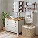 Bme Hevea Solid Wood Butcher Block Table Top - Unfinished Desk or Countertop Surface - Ideal for DIY Desktop or Kitchen Countertop Projects - 60