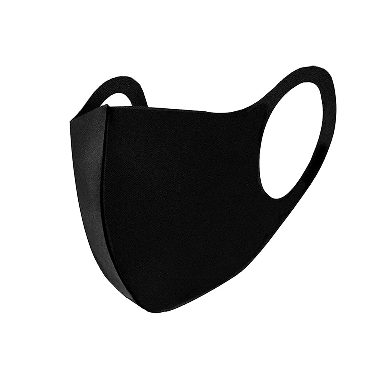 PITRESHWAR Washable, Reusable, Breathable, Flexible fit Polyurethane Face Mask for Men & Women fit for Walking, Running, Cycling, Driving etc (Pack of 5)