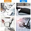 Gintenco Car Windshield Snow Cover, Frost Ice Windscreen Covers with Magnetic Edges, 4 Layers Thickness Snow Protector Covers with Side Mirrors Cover Easy to Use for Car SUV CRV Trucks (Large)